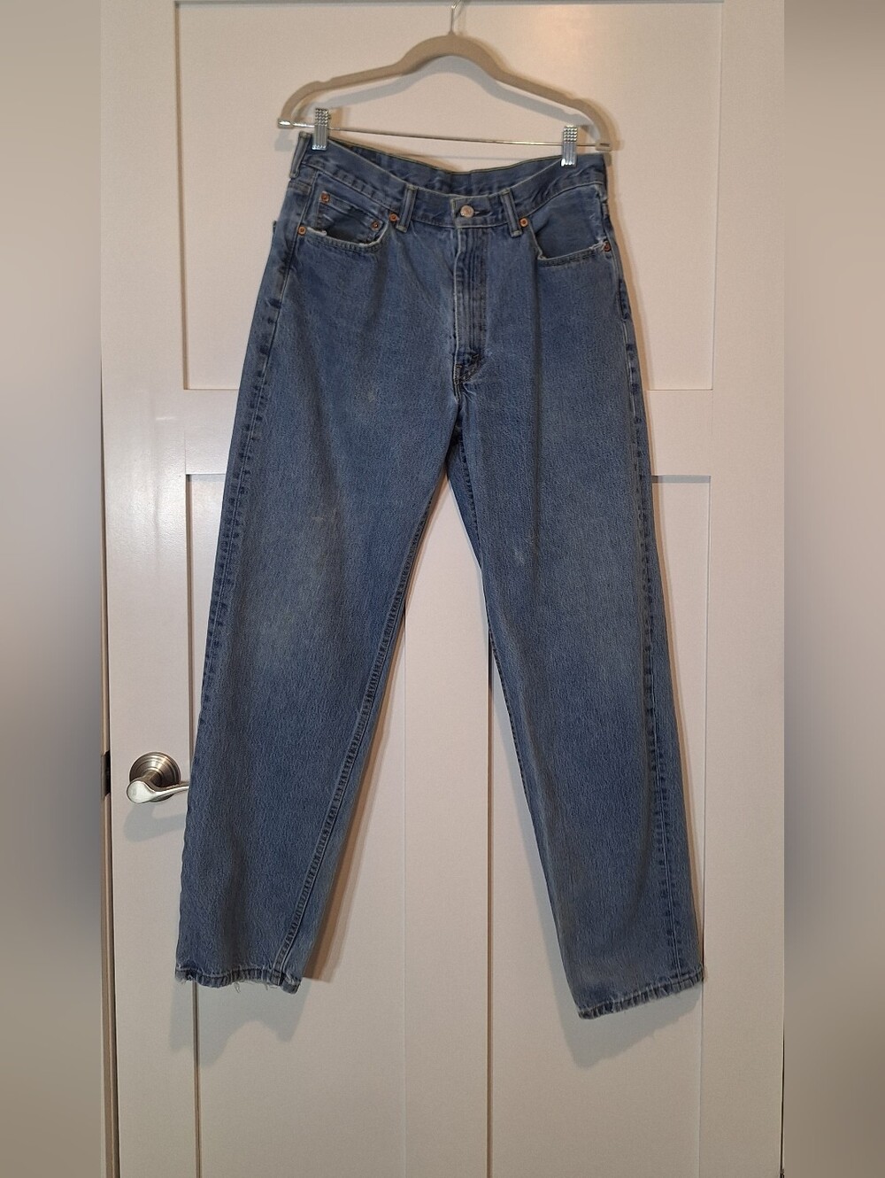Levi's 550 Relaxed Fit Hi Waisted Jeans 100 Cotton Size 34X32
